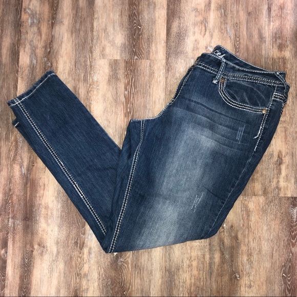 Maurices distressed skinny jeans Size XL - Picture 6 of 7
